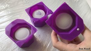 А если акриловую краску смешать с гипсом. Кашпо со мхом своими руками