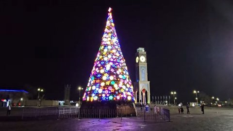 "Елка" Тараз, зашли в торговый центр.#тараз