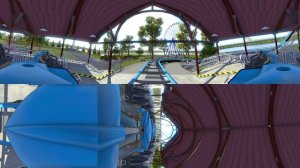 360° video Roller Coaster POV 360 도 VR 롤러코스터 PSVR 수직드롭 90° 드롭