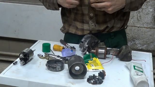 Ремонт стартера Denso (а/м Toyota) смотреть онлайн