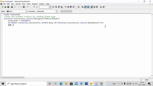 View PDF In Visual Foxpro.
