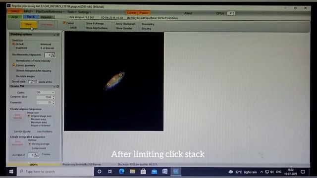 Processing Saturn Tutorial. Steps to process Saturn in pipp and registax. 70mm telescope (Part2) смотреть онлайн