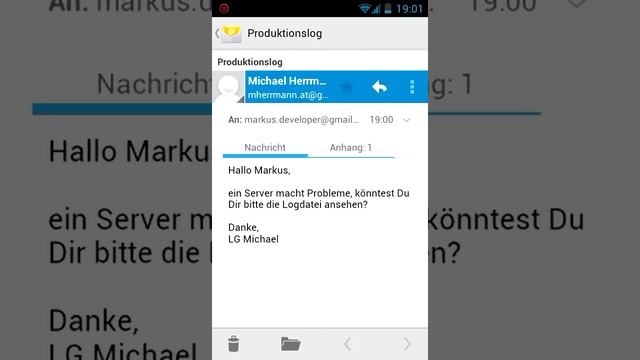 Verwendung von Log File Viewer für Android Smartphones und Tablets