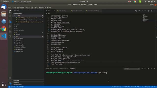[ Free ]source code eCommerce website, admin & backend using Nodejs, Sequelize, Razor pay, & React.