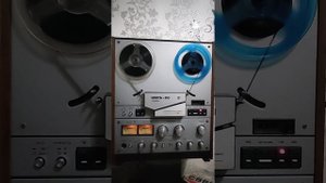 Катушечный магнитофон Илеть 110. Демонстрация работы