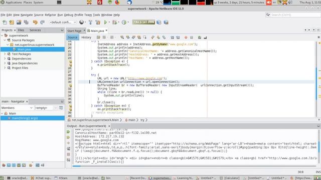 java network programming 1.4 برمجة الشبكات بلغة الجافا. الاتصال بخادم ويب. смотреть онлайн