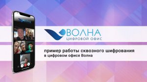 Цифровой офис Волна: Пример зашифрованных переговоров