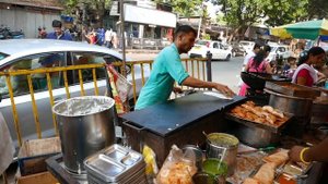Indian Street Food - PIZZA, CHEESE SANDWICH, DOSA, MILK NOODLES India