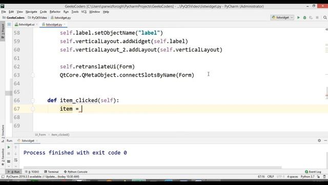 PyQt5 Tutorial - Creating List using QListWidget in Qt Designer смотреть онлайн