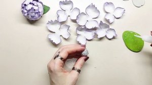 Пионовидная Роза из фоамирана. Нежная брошь роза. Flowers Peony rose from foam. Цветы из фоамирана.