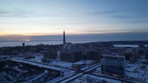 Санкт-Петербург. Приморский район с высоты (4K)