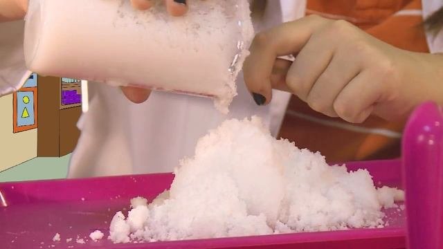 Полимерный снег из полиакрилата натрия