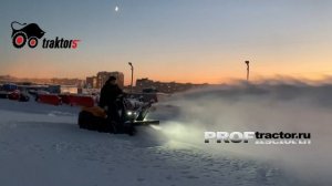 Райдер Stiga 340pwx NEW с роторным снегоуборщиком ZimAni