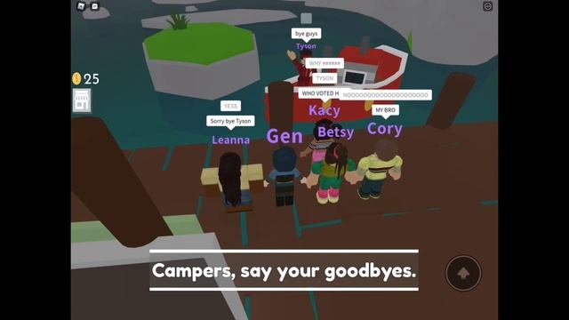 My Total Drama Roblox elimination order смотреть онлайн