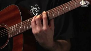 Guild D-125 Acoustic Guitar Strumming Demonstration