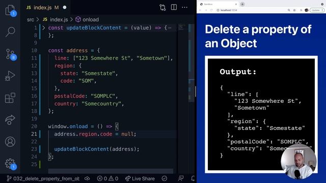 DevTips Daily: Remove a property from an object in JavaScript