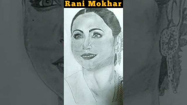 Rani Mukharjee Indian Actress Very Easy Pencil Sketch By The Sketch Pad #ranimukherjee #sketchbook