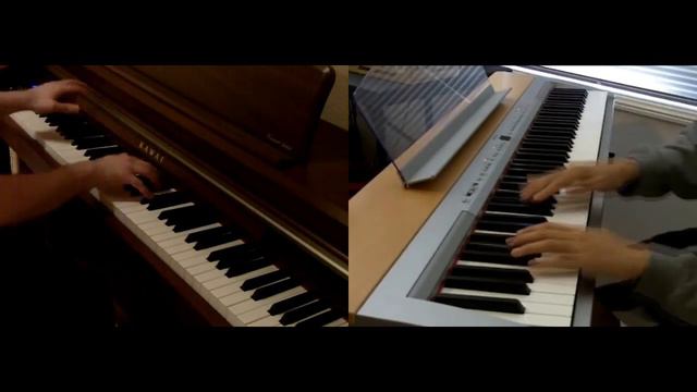 Super Smash Bros. Brawl Main Theme on 2 pianos (duet with Zorsy) смотреть онлайн