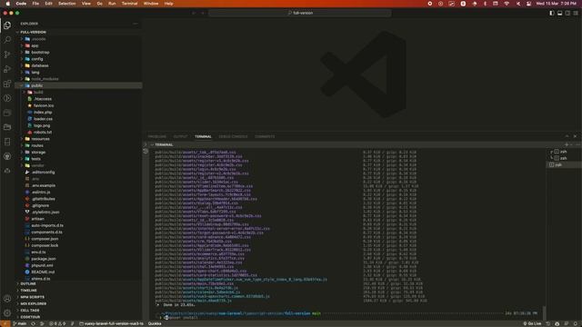 How to Remove the Build Folder Path from Laravel Production Builds with Vuexy - Tutorial