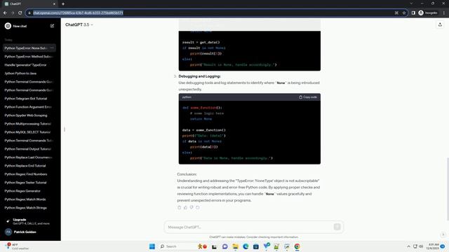 python typeerror nonetype object is not subscriptable смотреть онлайн