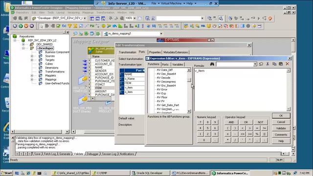 Creating User Defined Functions in PowerCenter