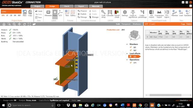 Introduction to IDEA StatiCa - The structural steel connection design software смотреть онлайн