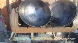 Подготовка казана к работе. Обжиг казана. Не повторяйте моих ошибок.