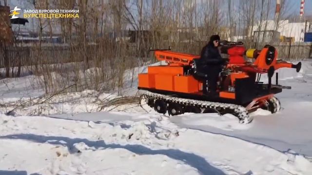 Буровая установка вездеход СБУ ГТ4  Новинка! Обзор(Видео от ЗБТ)