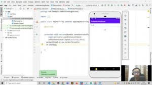 Create Thread By Extending Thread Class - Android Studio | IN HINDI