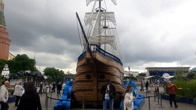 Прогулки по Москве. Московские сезоны."Рыбная неделя в Москве" Фестиваль на Манежной площади.