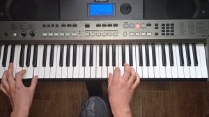 Ласковый май|Розовый вечер(piano cover)на синтезаторе Yamaha psr e 443