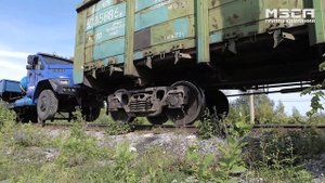 Локомобиль MART-3, тяговый модуль, маневровая работа