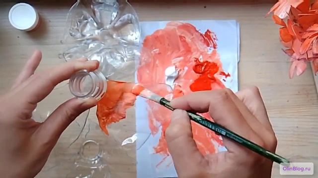 Бутон розы из пластиковых бутылок: мастер класс смотреть онлайн