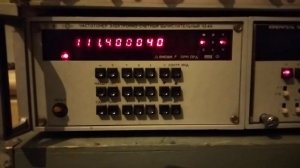 Частотомер Ч3-64 маленькая проверка работоспособности.