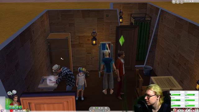 Хардкорное выживание в Симс 4 за Актера  - The Sims 4