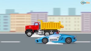 Voiture de police - Dessins animés pour bébés - Partie 3