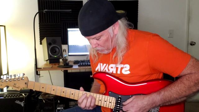 Stratocaster improv shred on new bluesy/groove tune, 'Blasted' смотреть онлайн