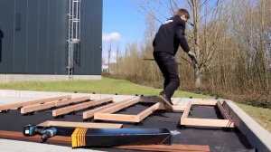 Терраса на деревянной подконструкции