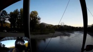 Полет на дельталете над речкой Белая в Адыгее,  резкое падение в ущелье!