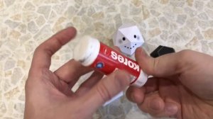 Аппликация своими руками. Геометрический снеговик. Бумажный снеговик.