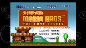 Ending Super Mario Lost Levels From Super Mario All Stars + Super Mario World. Peach kissing Luigi