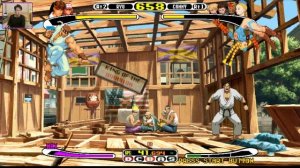 (DC) CAPCOM Vs SNK - Millennium Fight 2000 - playing for fun 1 round