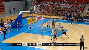 #14 Anastasia Olairy Kosu ('05) 27 Pts (FIBA U16 Europe Final Lithuania - Russia )