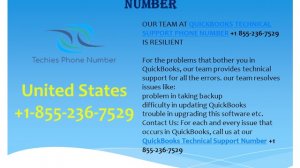 GET IN TOUCH WITH QUICKBOOKS TECHNICAL SUPPORT PHONE NUMBER +1 855-236-7529 TEAM