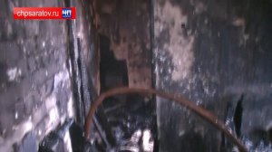 ЧП-САРАТОВ.  ПОЖАР В ЛЕНИНСКОМ РАЙОНЕ