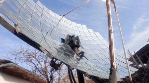 Энергия от 130 зеркала.(Солнечный концентратор)Energy from 130 mirrors. (Solar concentrator)