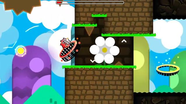 ГД вернулся! Прохожу too kiD frIEndly сложный уровень! #геометридаш