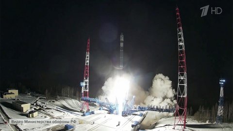 На космодроме Плесецк состоялся запуск ракеты-носителя "Союз-2.1в" с космическим аппаратом МО.