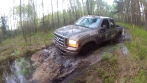 Ford F250 в колее