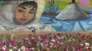 В Игриме к 60-летию посёлка создали мурал